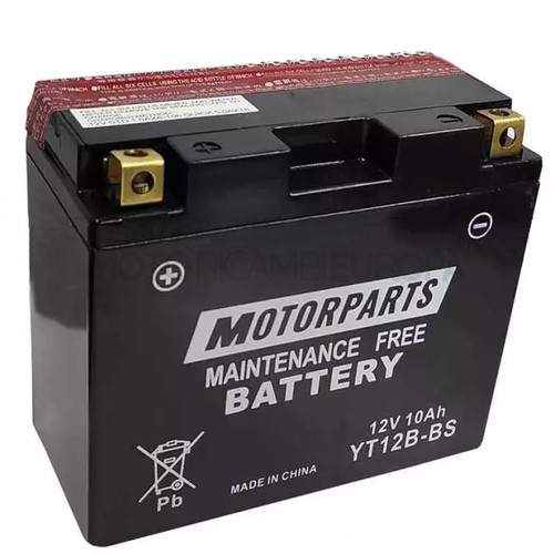 Yt12b batterie motorparts - yt12b-bs,